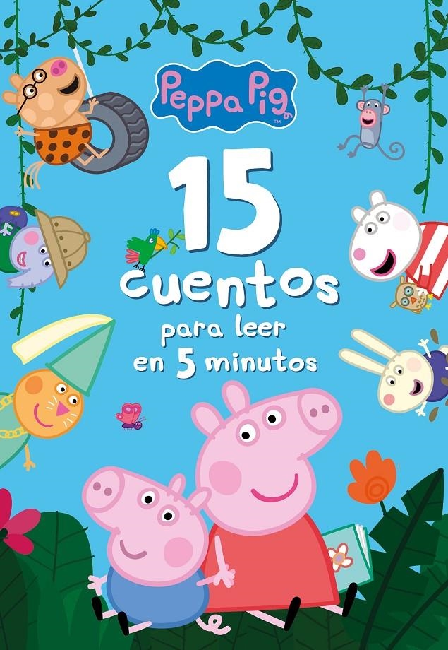 PEPPA PIG: 15 CUENTOS PARA LEER EN 5 MINUTOS [CARTONE] | Akira Comics  - libreria donde comprar comics, juegos y libros online