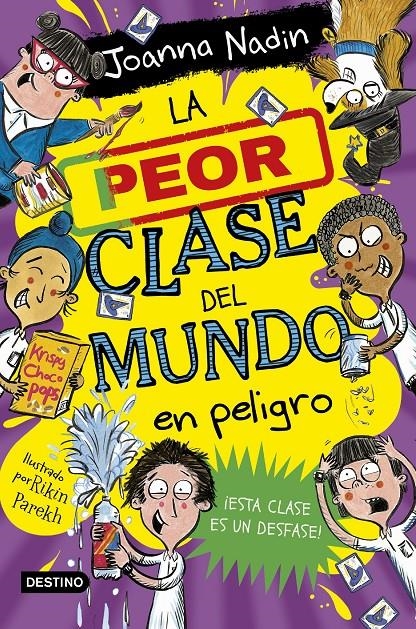 PEOR CLASE DEL MUNDO, LA Nº4: LA PEOR CLASE DEL MUNDO EN PELIGRO [RUSTICA] | NADIN, JOANNA | Akira Comics  - libreria donde comprar comics, juegos y libros online