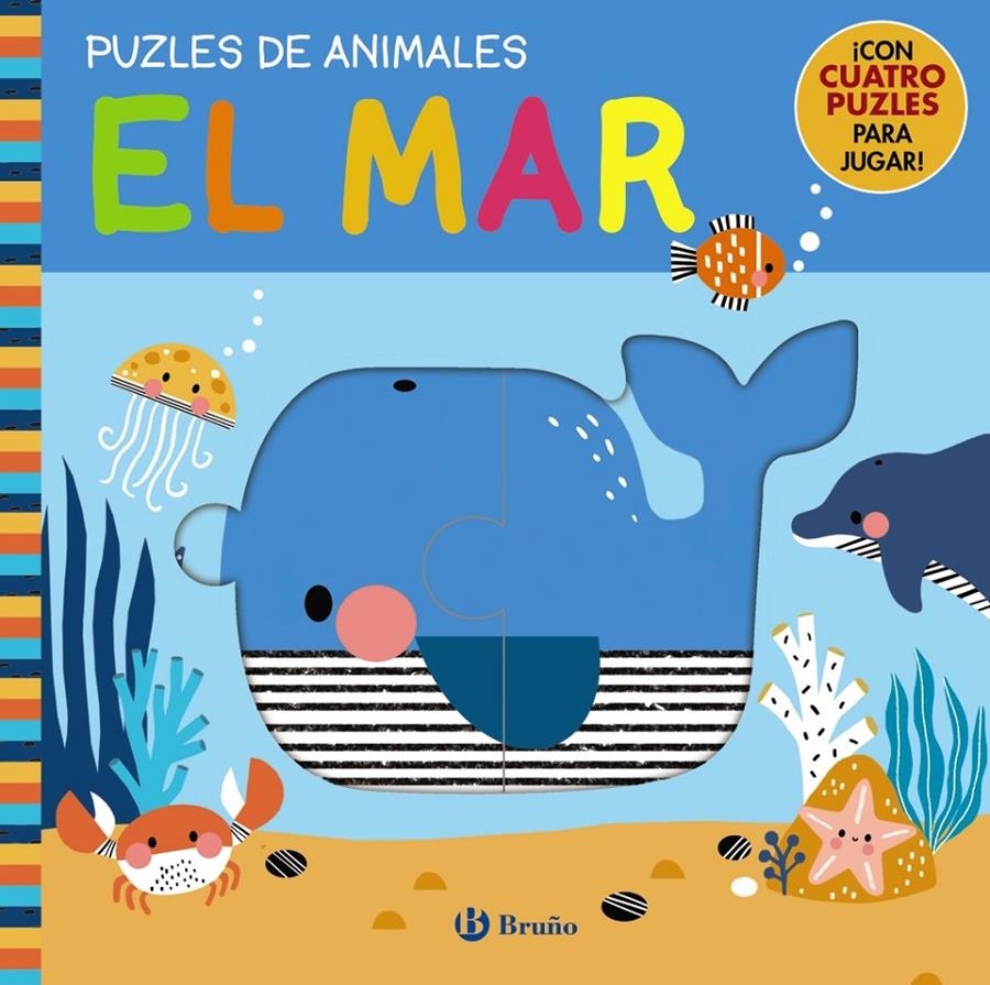 PUZLES DE ANIMALES: EL MAR [CARTONE] | WEERASEKERA, REBECCA | Akira Comics  - libreria donde comprar comics, juegos y libros online