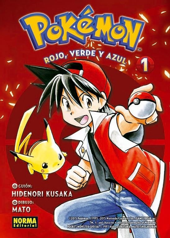 POKEMON: ROJO, VERDE Y AZUL Nº01 (COLECCION 01) REEDICION [RUSTICA] | KUSAKA / YAMAMOTO | Akira Comics  - libreria donde comprar comics, juegos y libros online