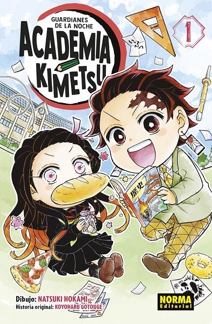 GUARDIANES DE LA NOCHE: ACADEMIA KIMETSU Nº01 [RUSTICA] | GOTOUGE, KOYOHARU | Akira Comics  - libreria donde comprar comics, juegos y libros online