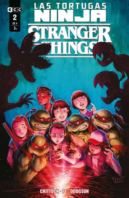 TORTUGAS NINJA / STRANGER THINGS Nº02 (2 DE 4) [GRAPA] | CHITTOCK, CAMERON | Akira Comics  - libreria donde comprar comics, juegos y libros online