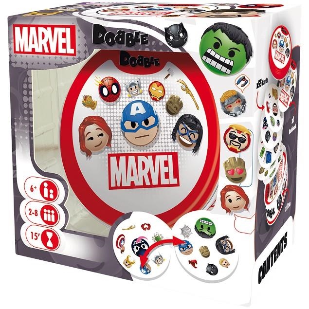 DOBBLE MARVEL EMOJI [JUEGO] | Akira Comics  - libreria donde comprar comics, juegos y libros online